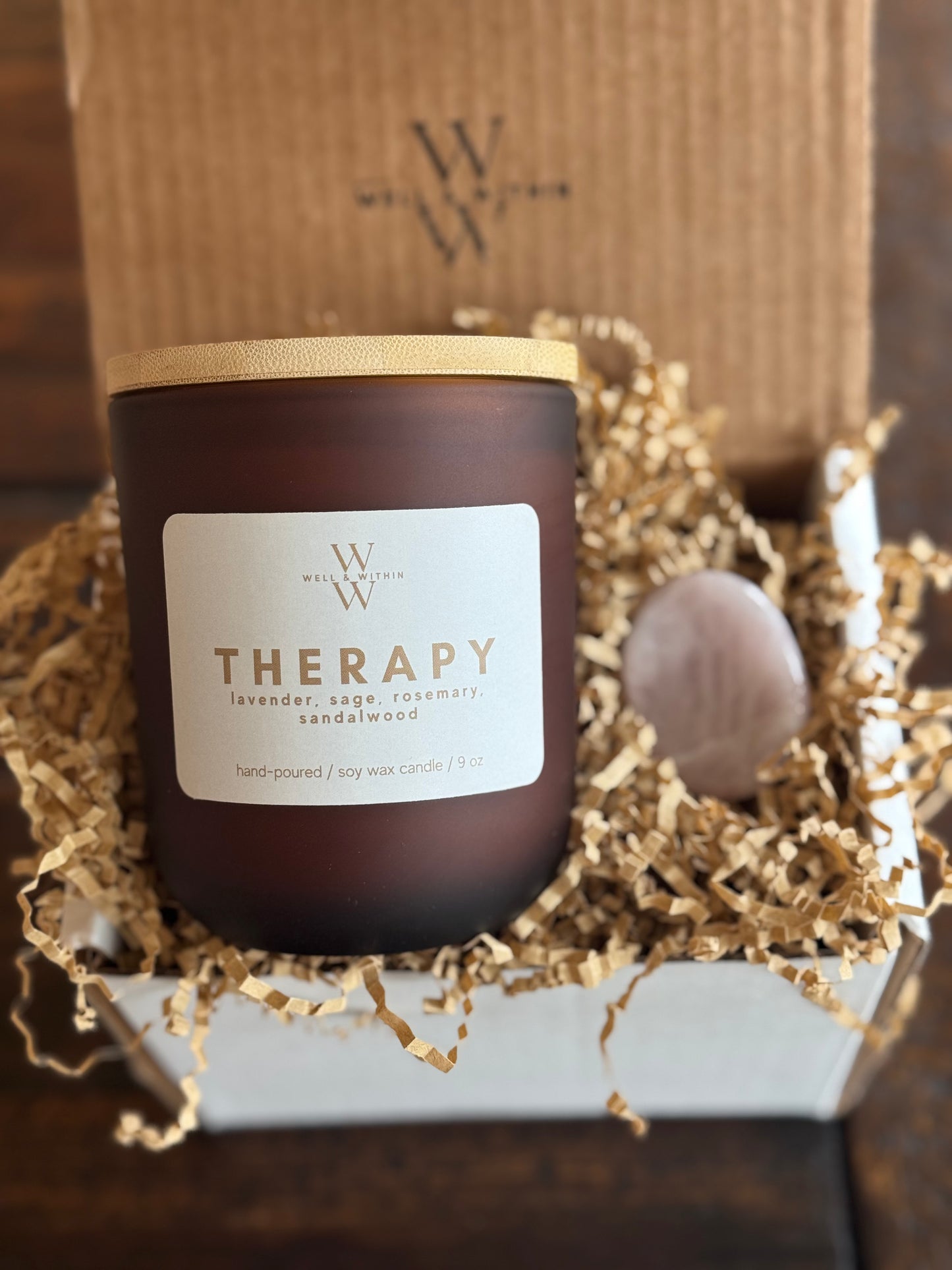Candle + Crystal Bundle