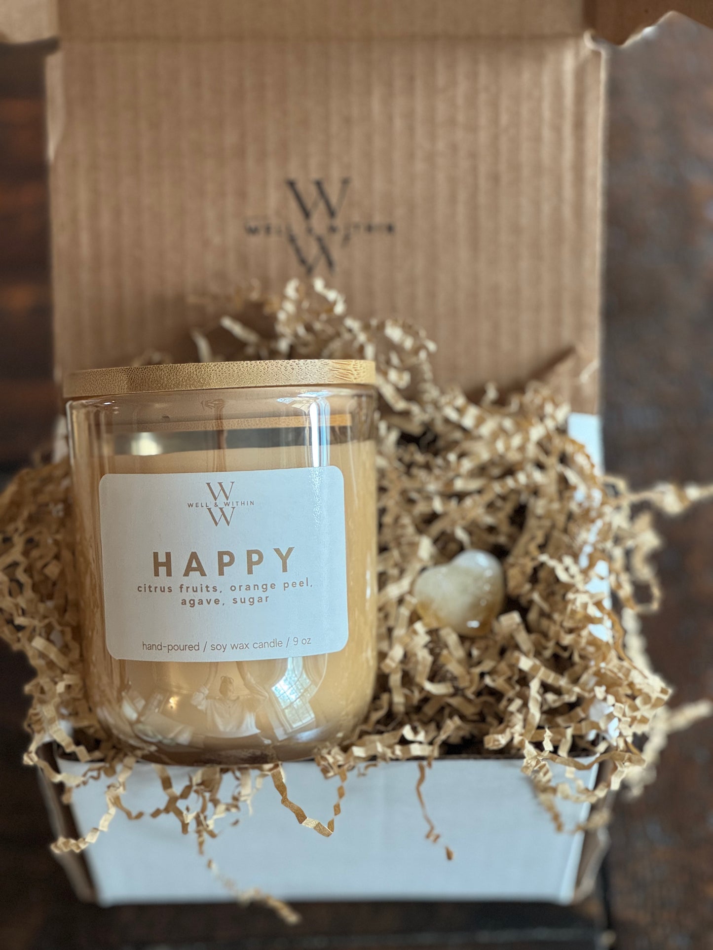 Candle + Crystal Bundle