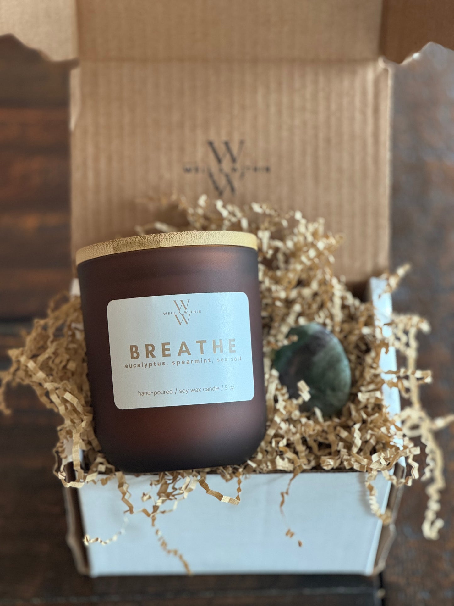 Candle + Crystal Bundle